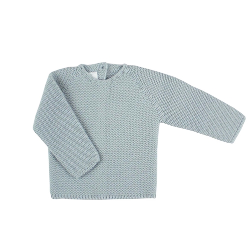 Jersey punto bobo gris de bebé 