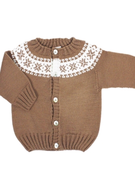 camel cardigan