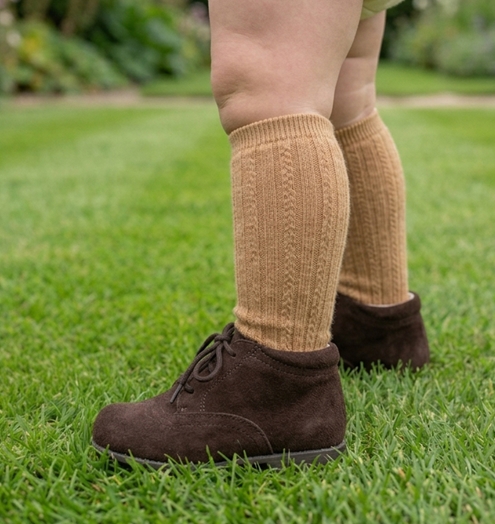 zapato ante marrón