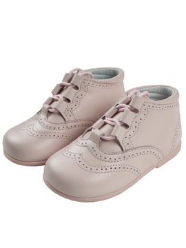 Zapato bota gales rosa