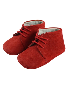 Badana bota ante rojo