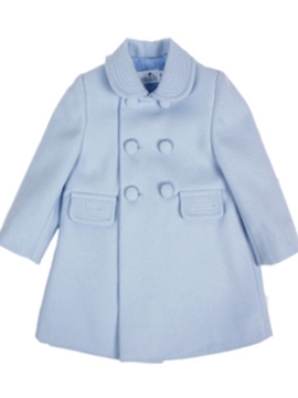 blue girl coat
