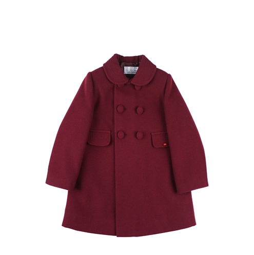 Girl coat burgundy