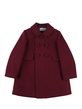 Girl coat burgundy