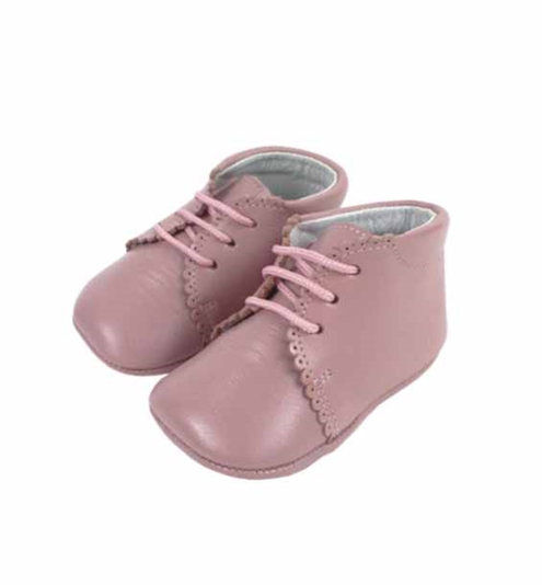 adana bota rosa con cordones
