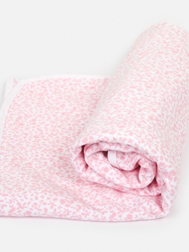 pink flowers swaddle blanket