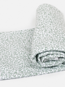 green swaddle blancket