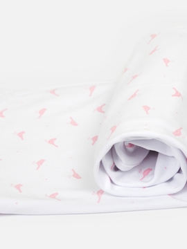 pink birds swaddle