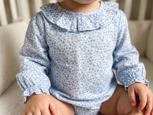 body blusa azul