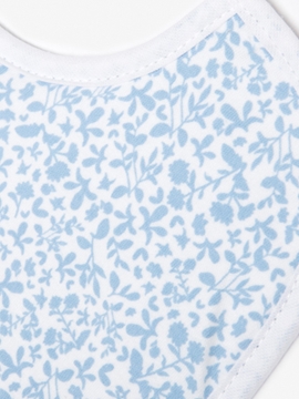 big bib blue leaves