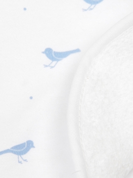 blue birds bib