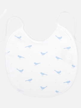 blue birds bib
