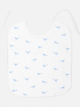 blue birds bib