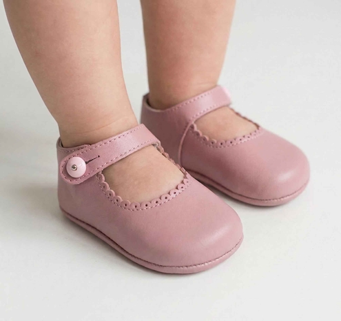 pink pram shoes