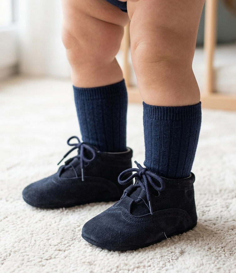 navy blue suede shoes