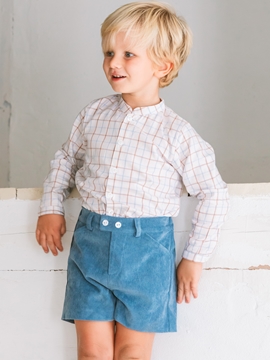 bermuda azulón pana