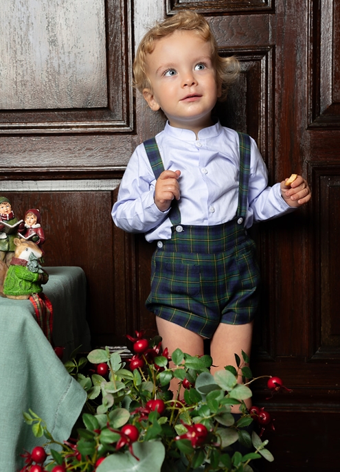 tartan braces bermuda