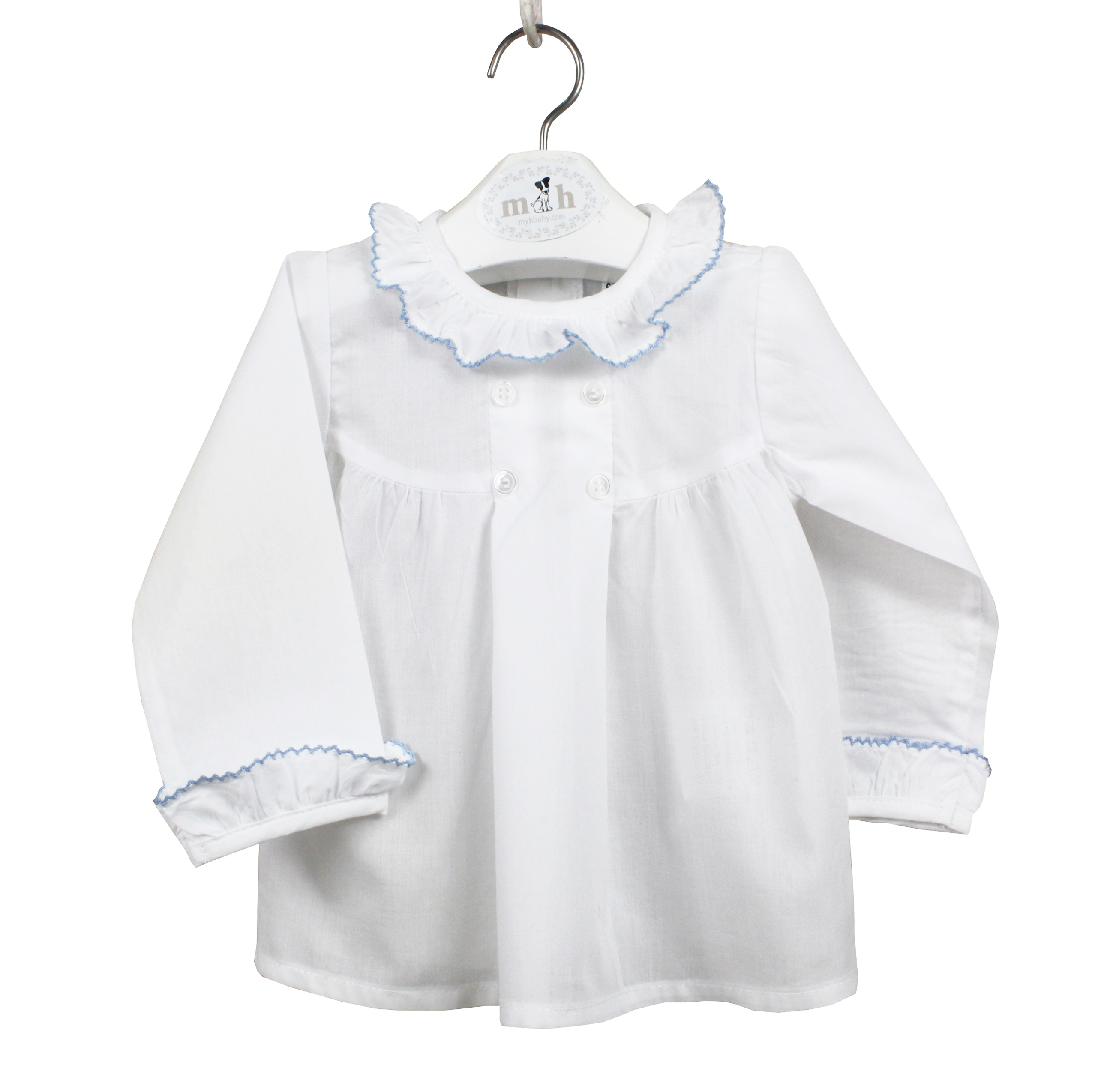 Blusa batista Teresa rematada en