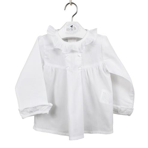 blusa batista teresa blanca