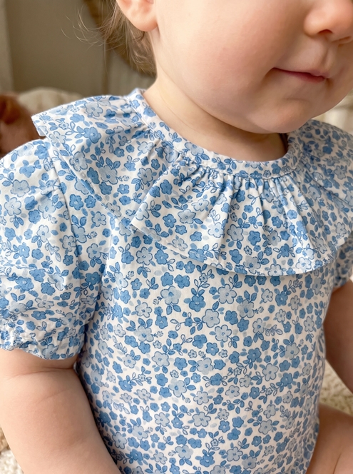 baby blouse blue