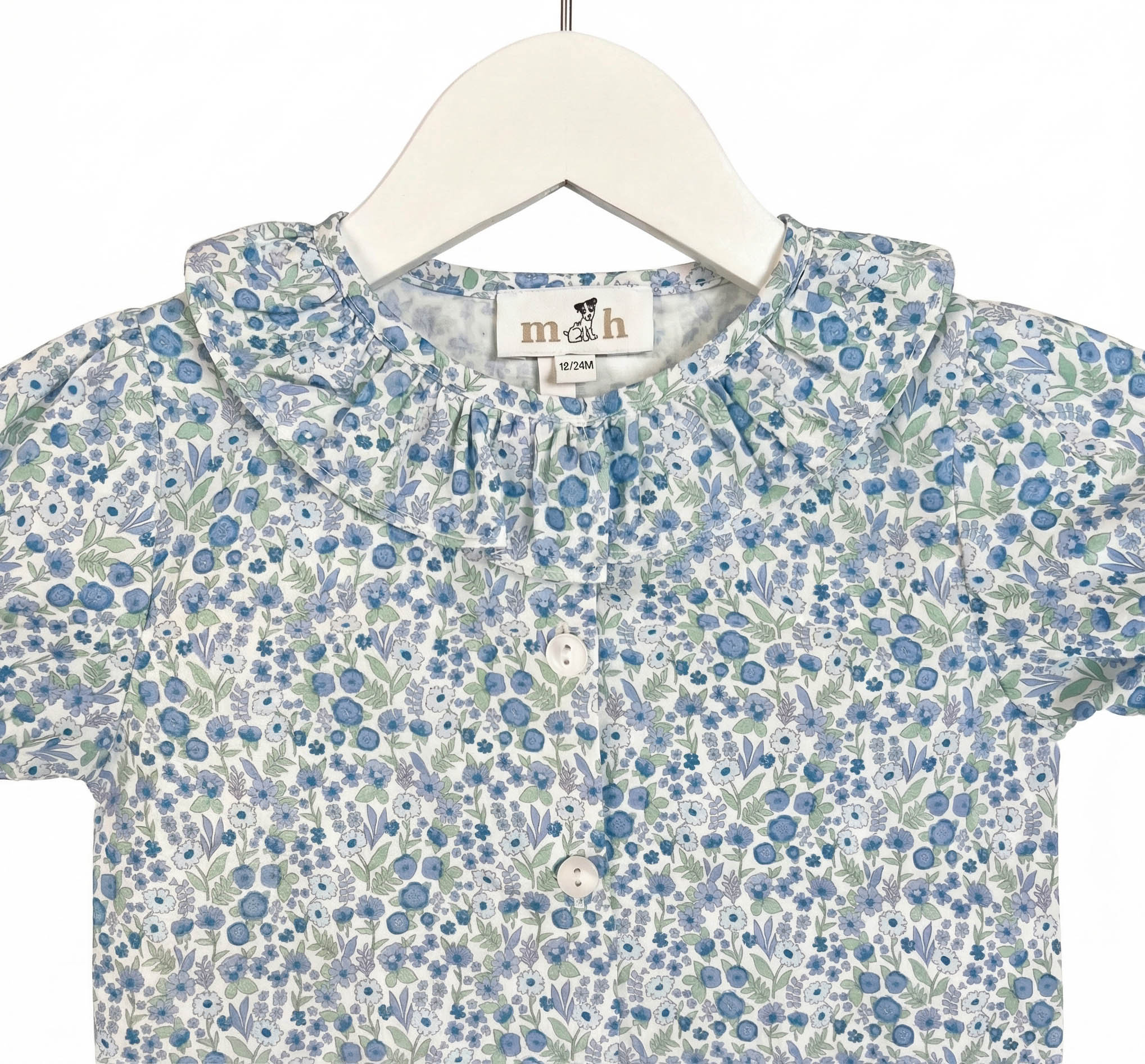 blouse summer green blue