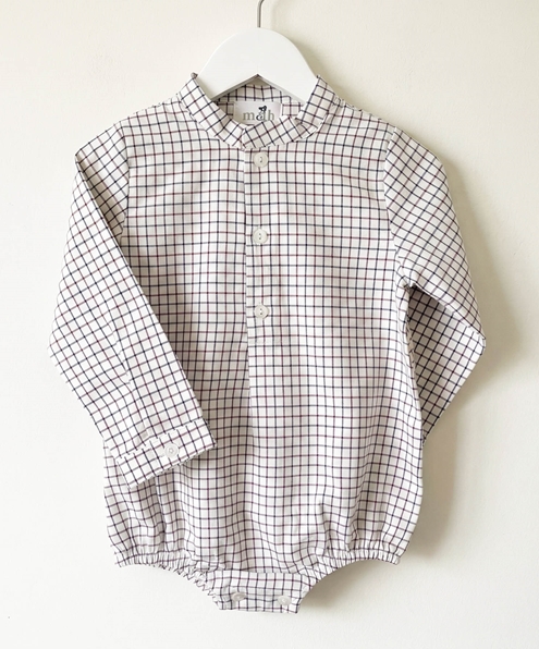 blouse plaid burgundy blue