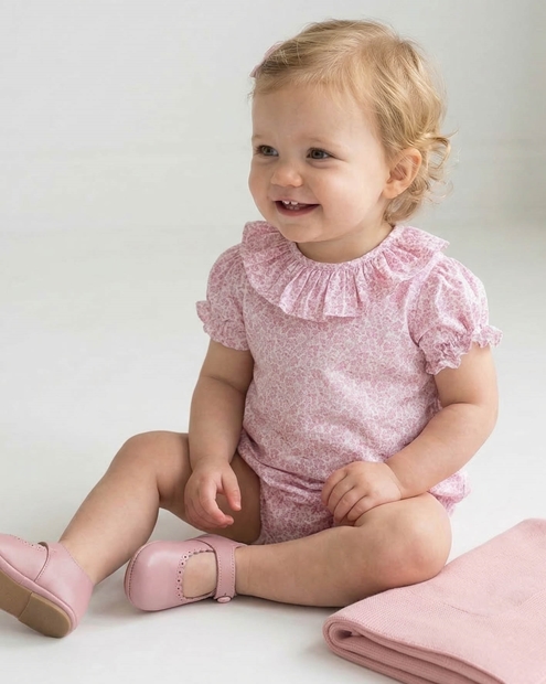 body blusa trébol rosa