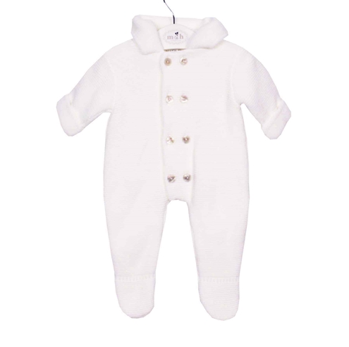 white knit jumpsuit