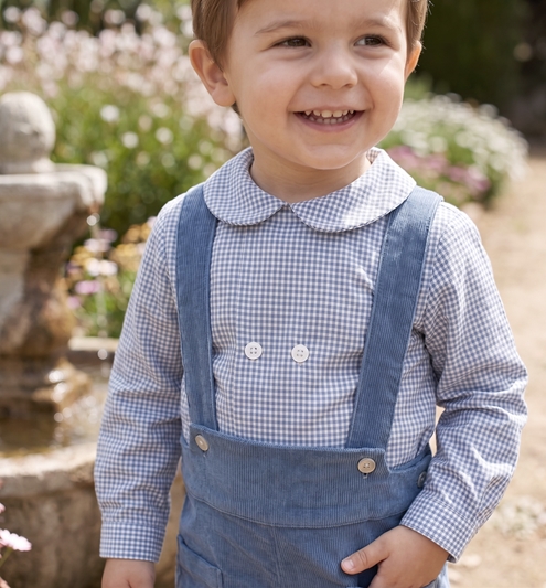 boy shirt plaid blue