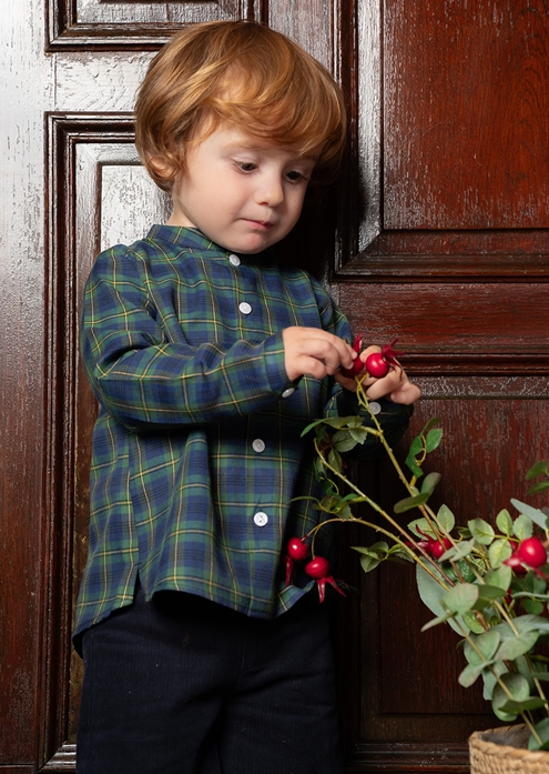 tartan mao shirt