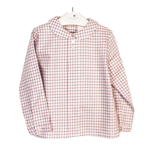 camisa marino burdeos bebé