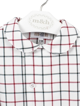 burgundy green shirt