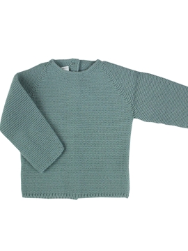 Jersey verde agua de bebé  m&h