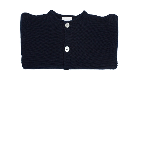 Chaqueta botones punto bobo azul marino