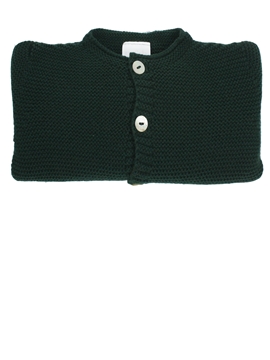 Chaqueta botones punto bobo verde botella