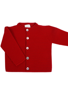 Chaqueta coco botones rojo