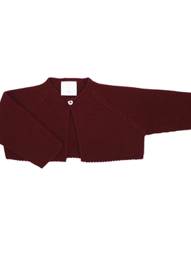 Chaqueta corta punto bobo burdeos m&h