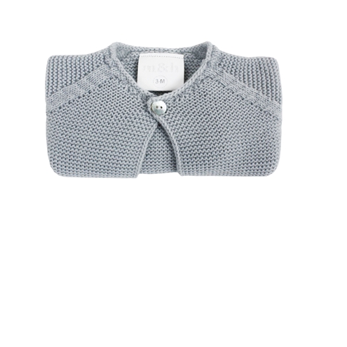 Grey short knitted baby cardigan myh