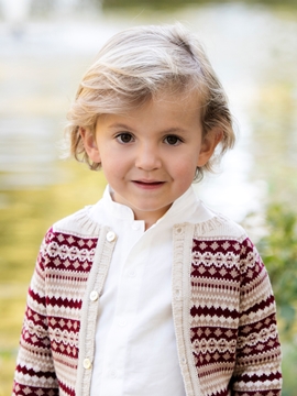 jacquard burgundy