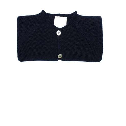Navy blue baby knit long cardigan m&h
