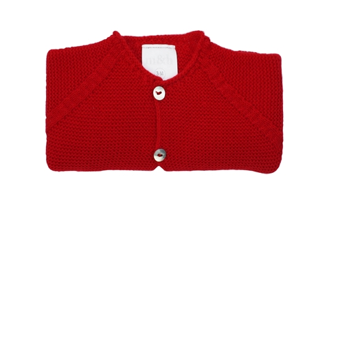 chaqueta roja bobo larga