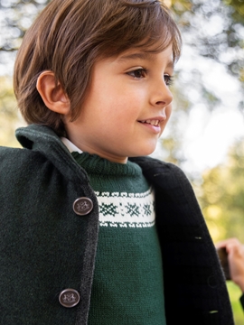 green austrian coat boy
