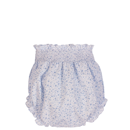 cubre bebé azul flores