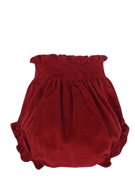baby bloomer corduroy burgundy