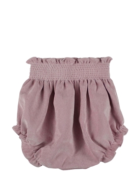 Pastel pink corduroy bloomer