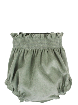 cubrepañal pana verde alga