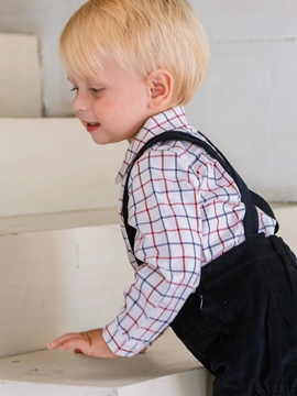 baby shirt plaid