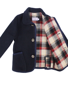 inside navy blue blazer