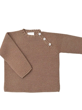 jersey botones camel