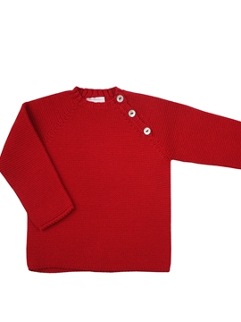 Jersey botones rojo